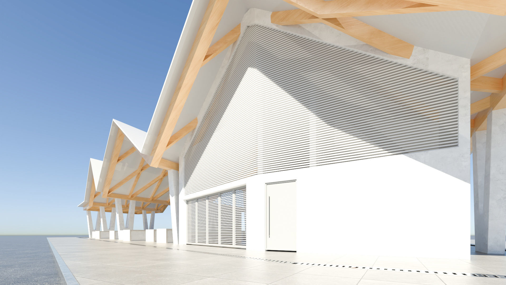 Open Public Marketplace 3D Model 3D model_8