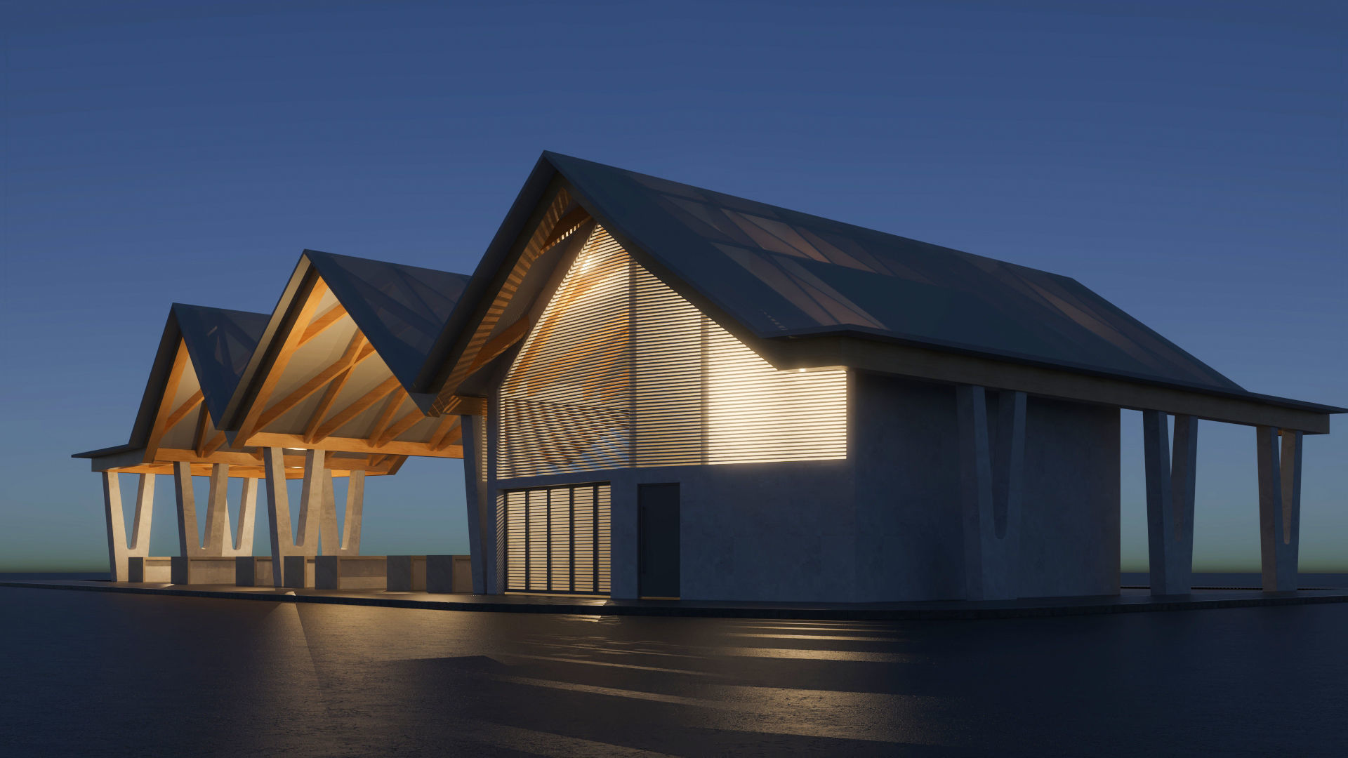 Open Public Marketplace 3D Model 3D model_3