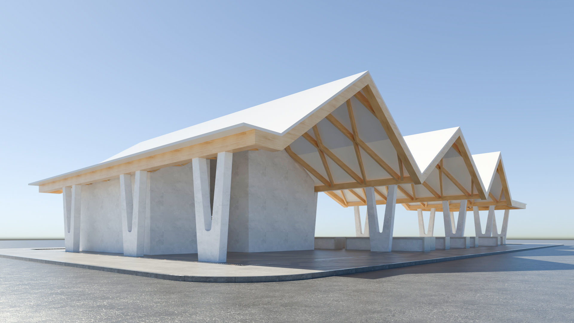 Open Public Marketplace 3D Model 3D model_7