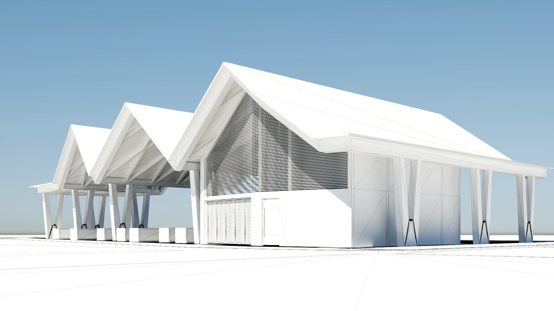 Open Public Marketplace 3D Model 3D model_2