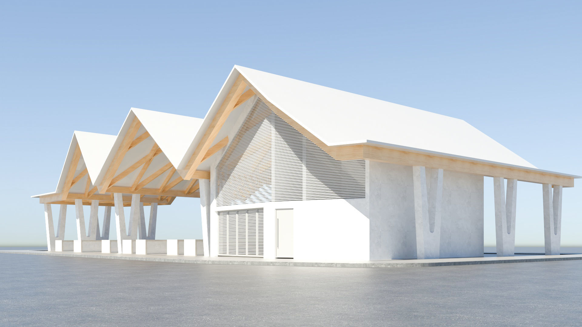 Open Public Marketplace 3D Model 3D model_5