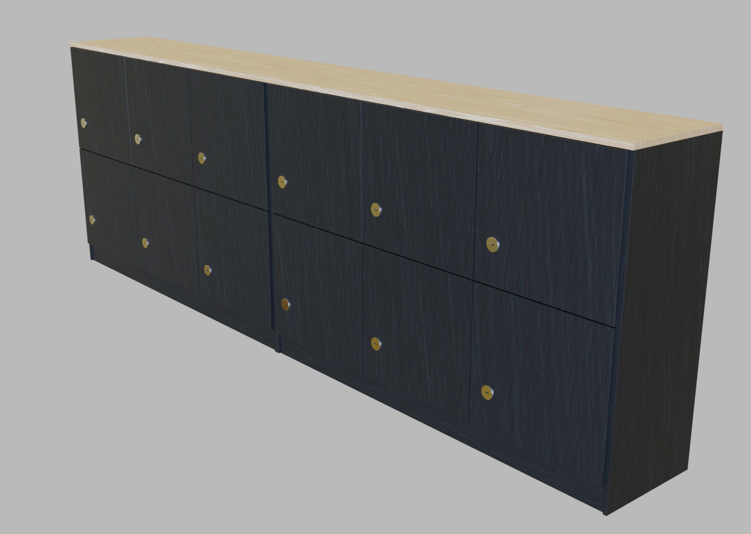Cupboard and desk collection 3D model_2