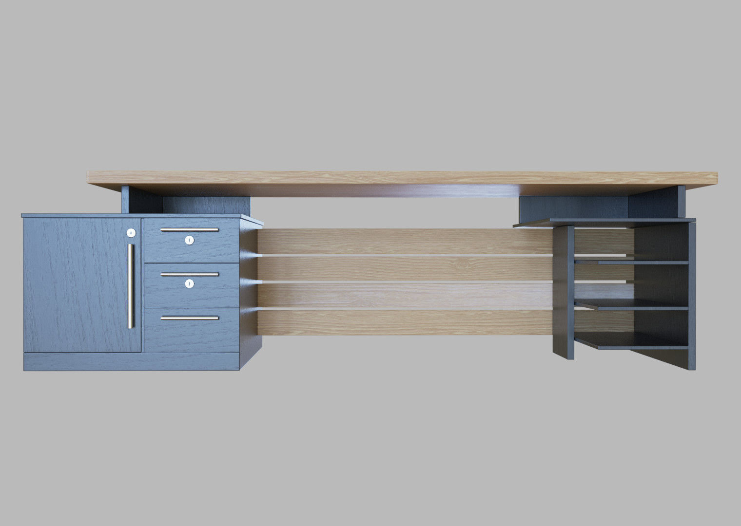 Cupboard and desk collection 3D model_11