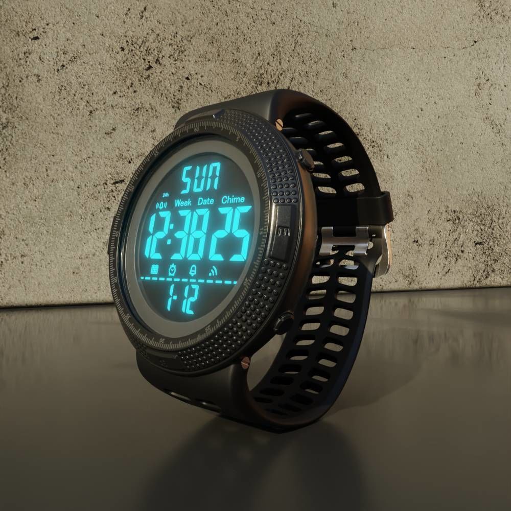 Hand Watch Free 3D model_1