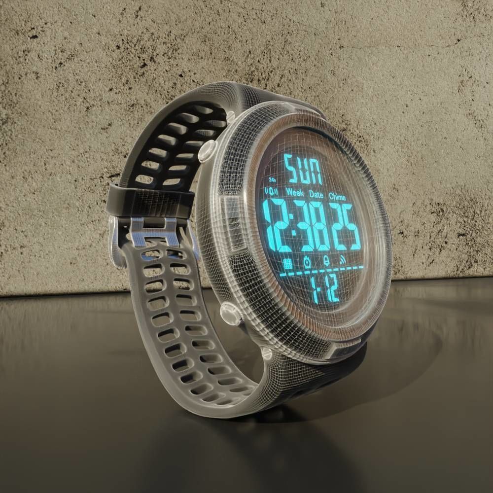 Hand Watch Free 3D model_7