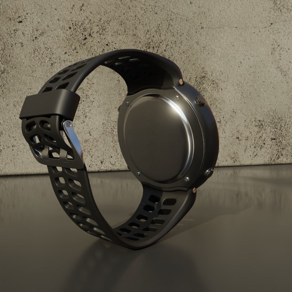 Hand Watch Free 3D model_2