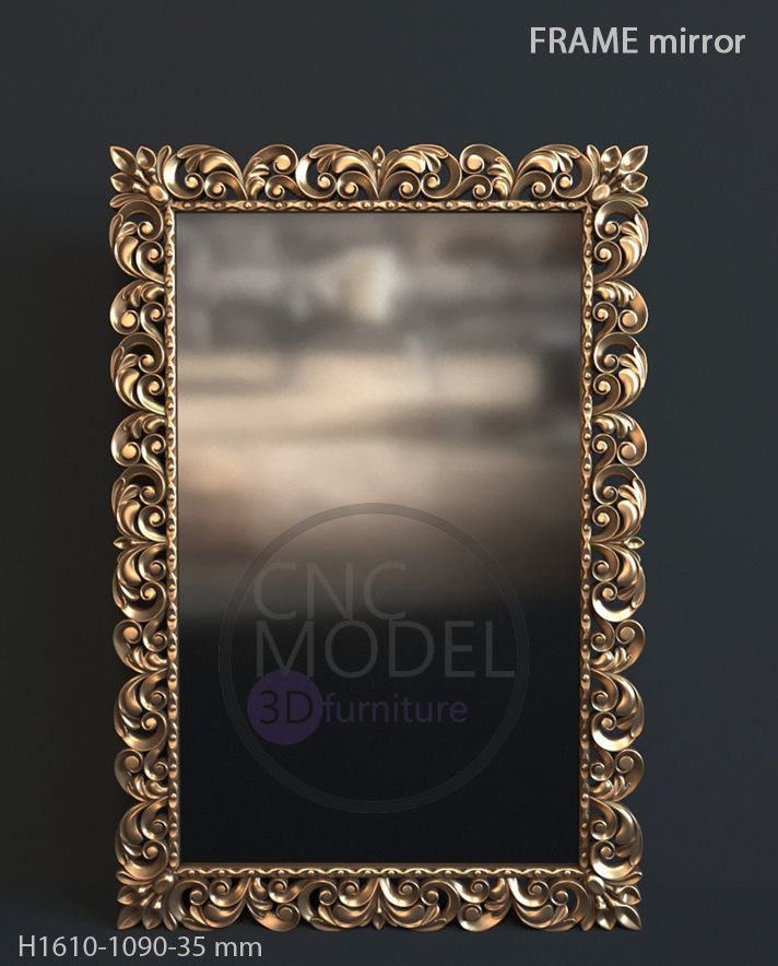Frame mirror 3D model_22