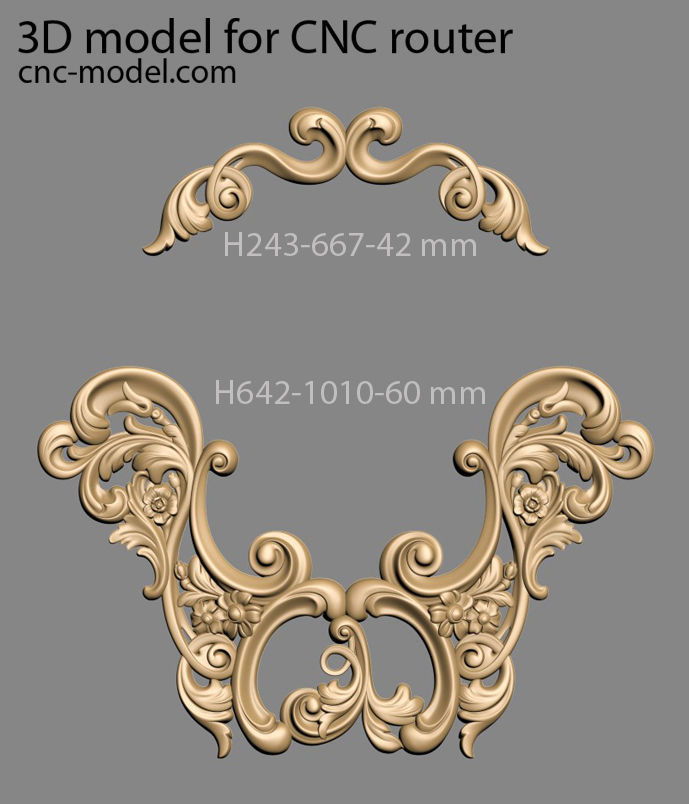 Frame mirror 3D model_21