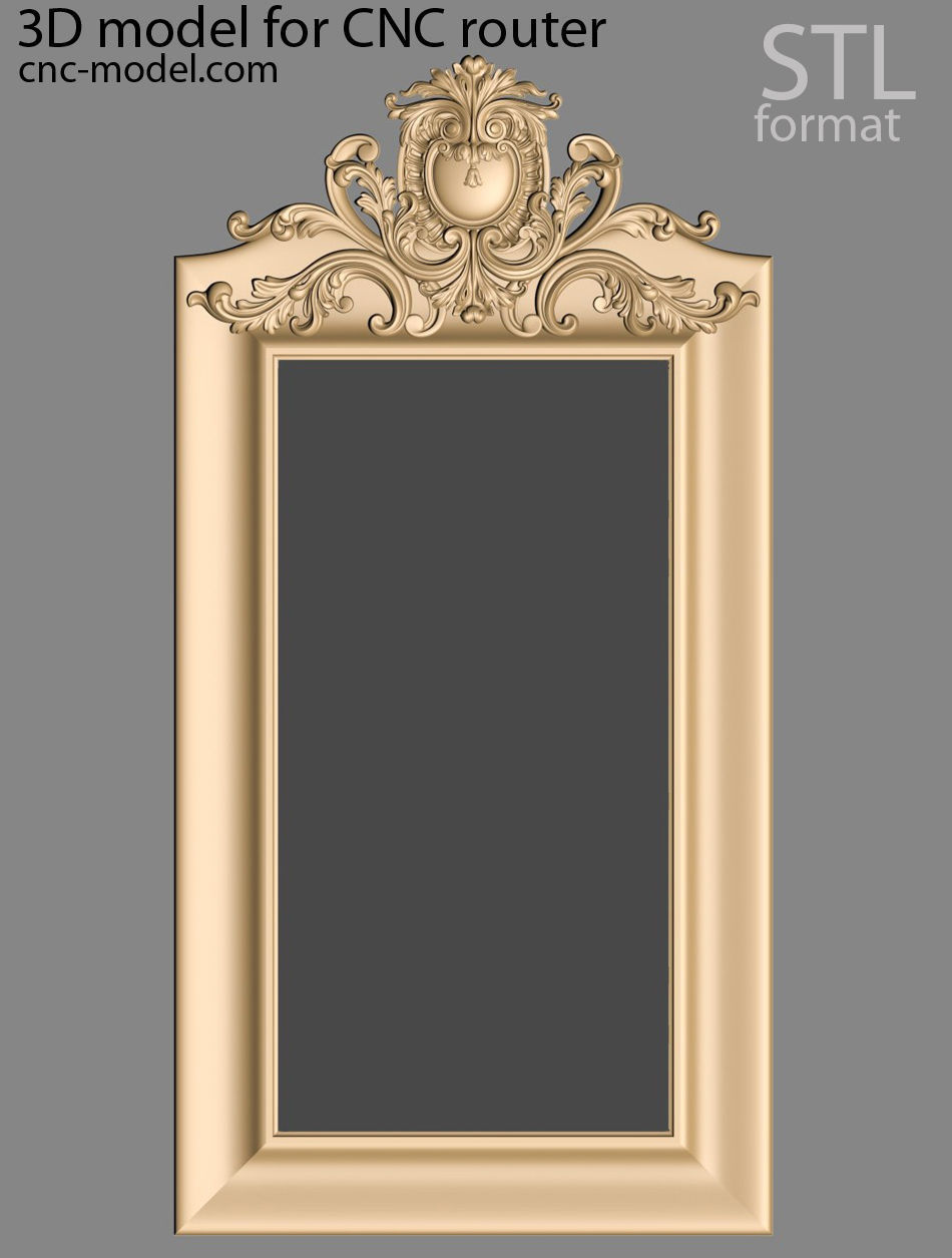 Frame mirror 3D model_33