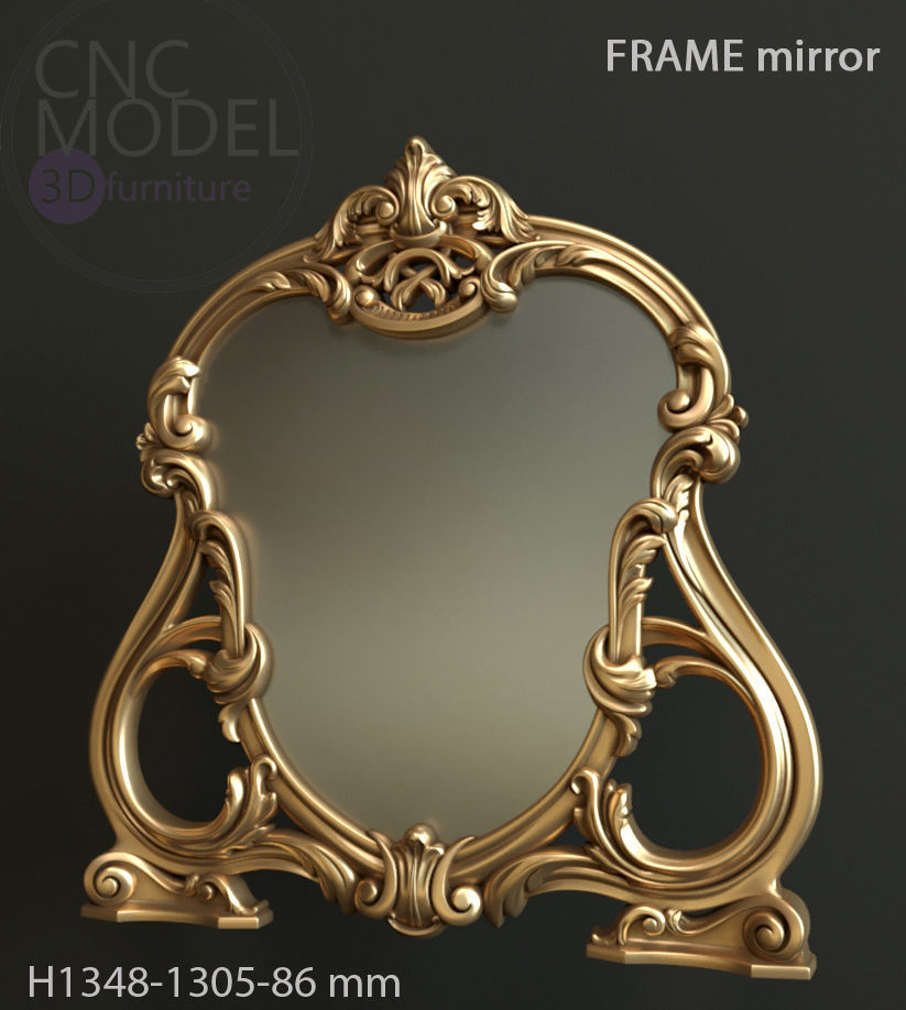 Frame mirror 3D model_18