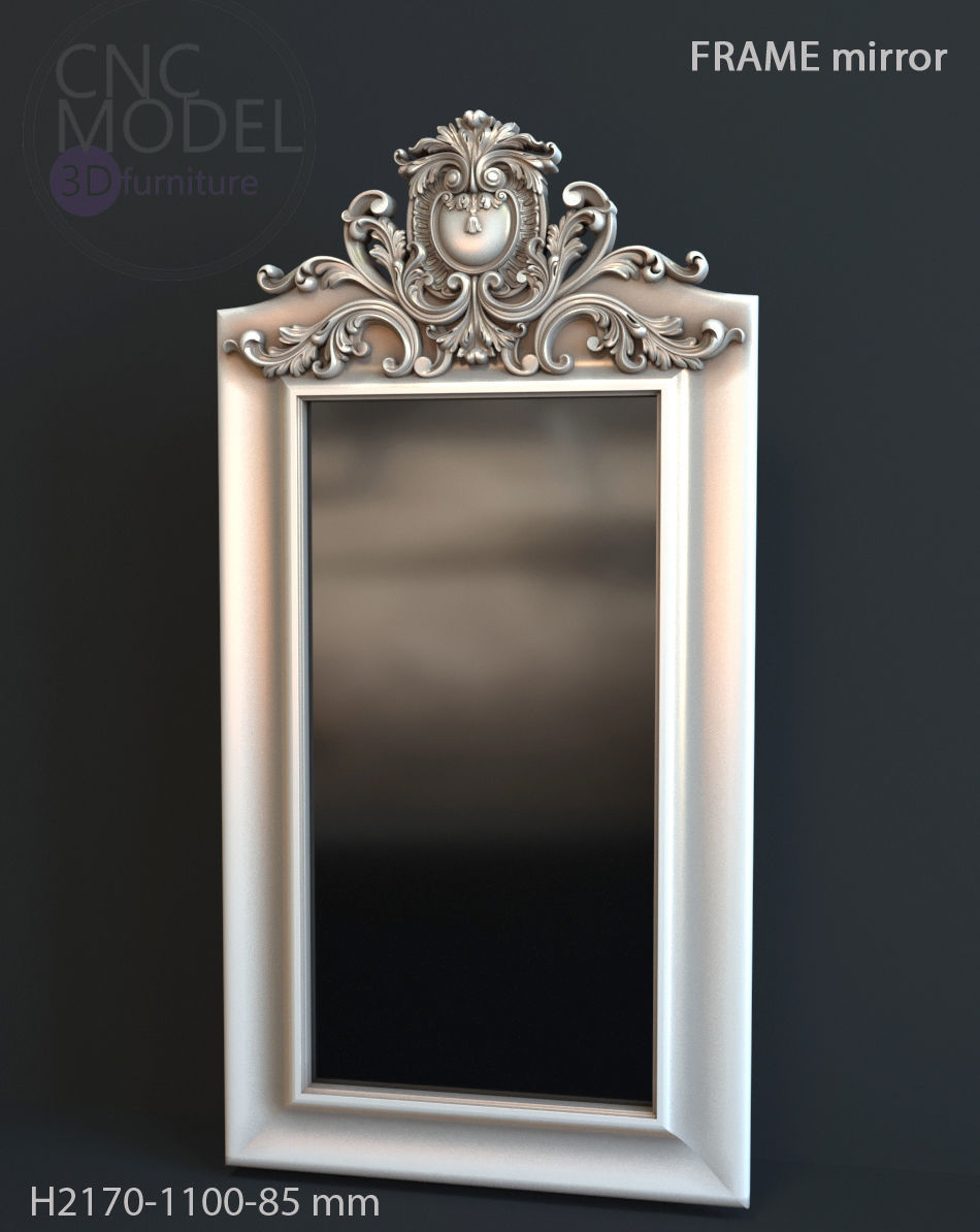 Frame mirror 3D model_32