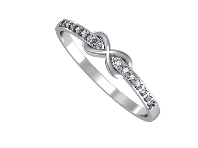 Infinity ring  3D print model_0
