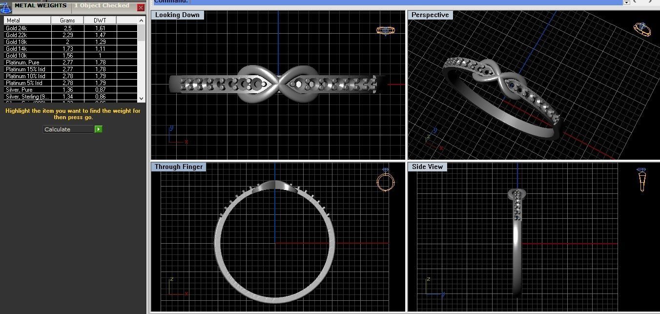 Infinity ring  3D print model_3
