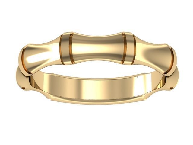 Bamboo ring   3D print model_3