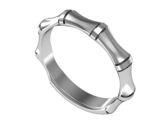 Bamboo ring   3D print model_0