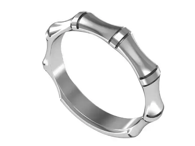 Bamboo ring   3D print model