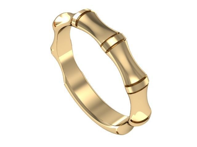Bamboo ring   3D print model_2