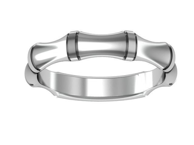 Bamboo ring   3D print model_1