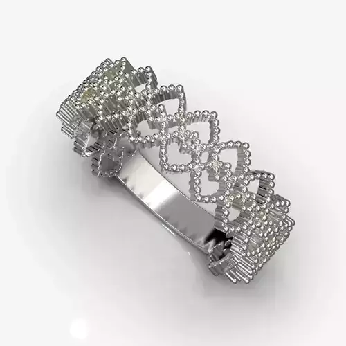 Filigree  ring   3D print model