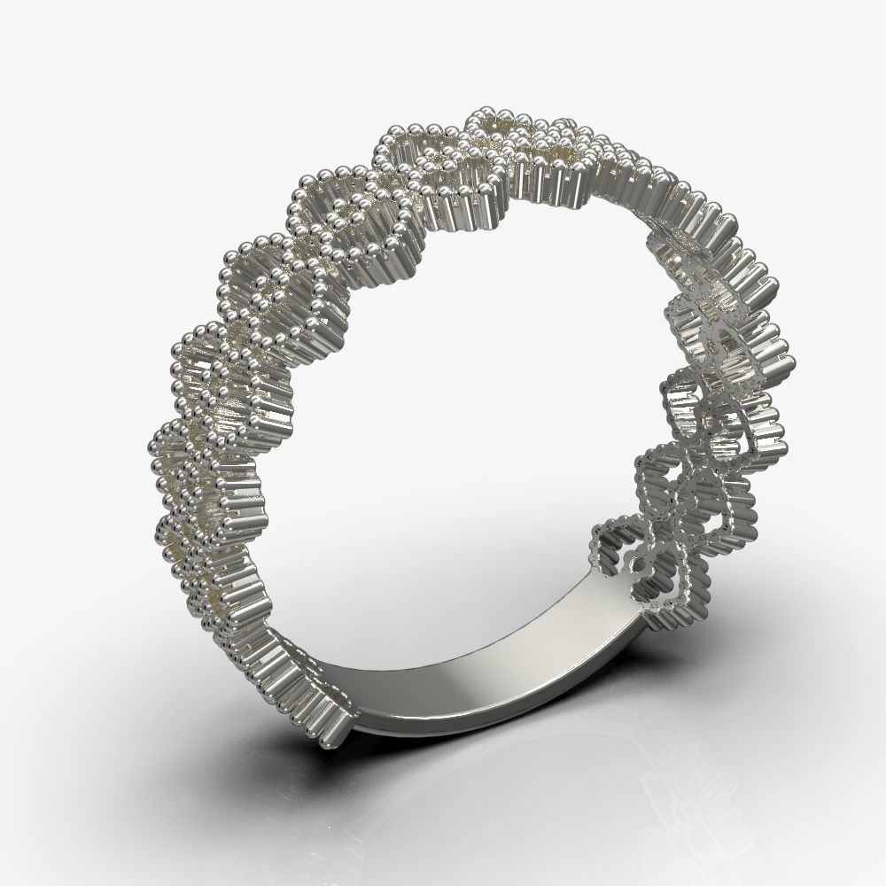 Filigree  ring   3D print model_1