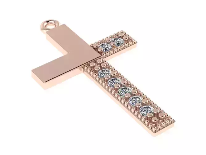 Pendant cross  3D print model