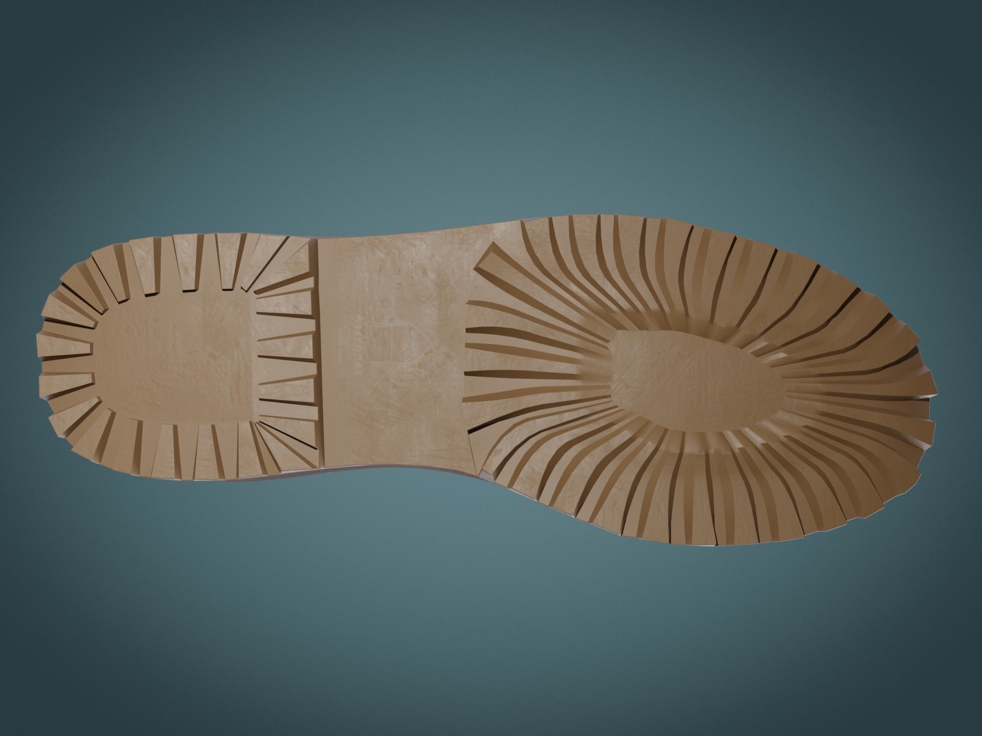 Timberland Boots Low-poly 3D model_6