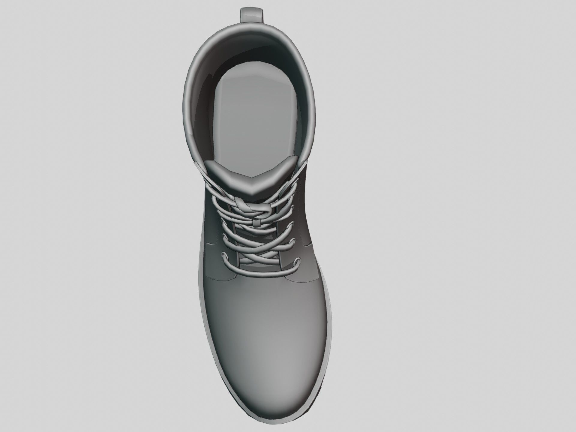 Timberland Boots Low-poly 3D model_13