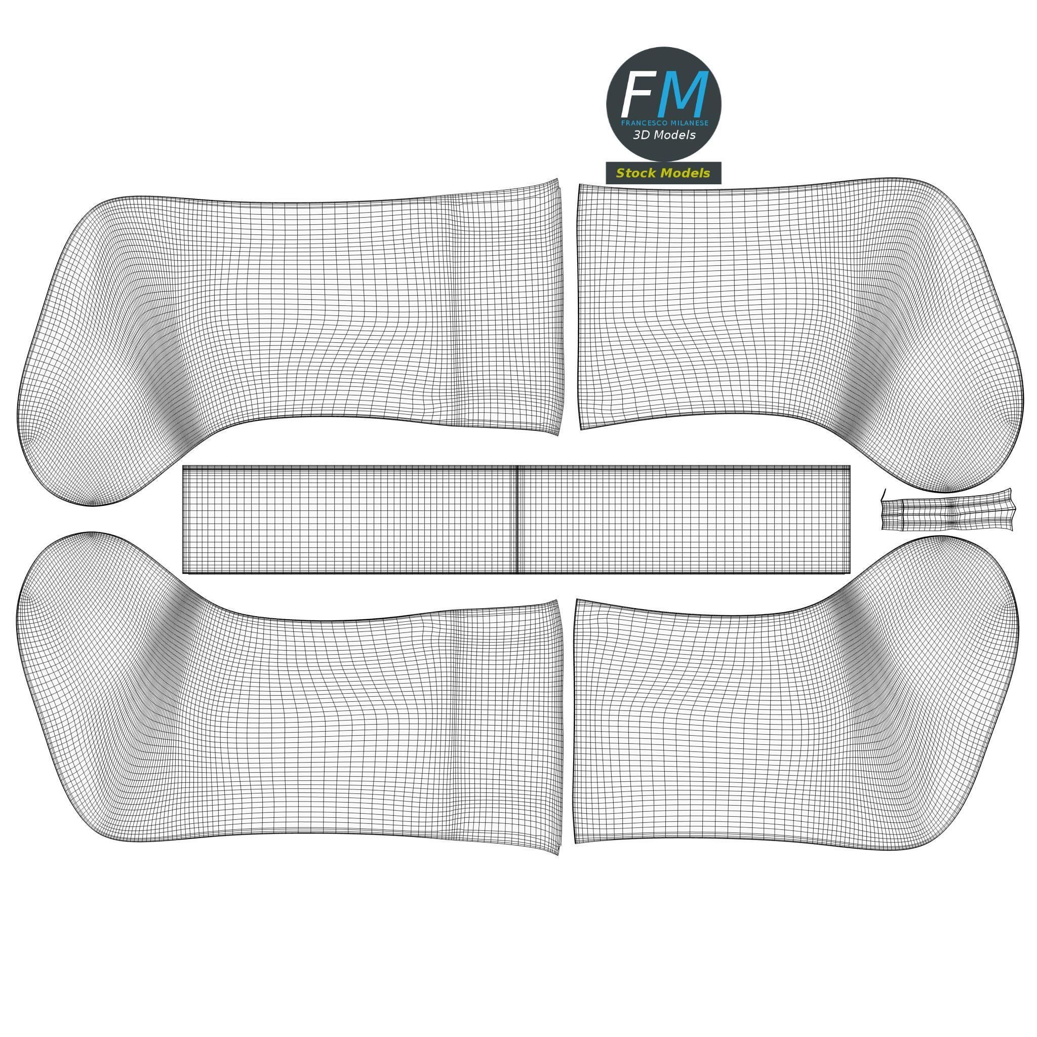 Christmas stocking 3D model_11