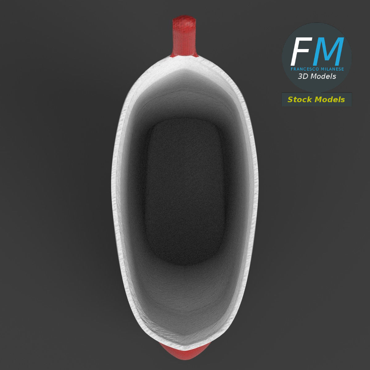 Christmas stocking 3D model_6