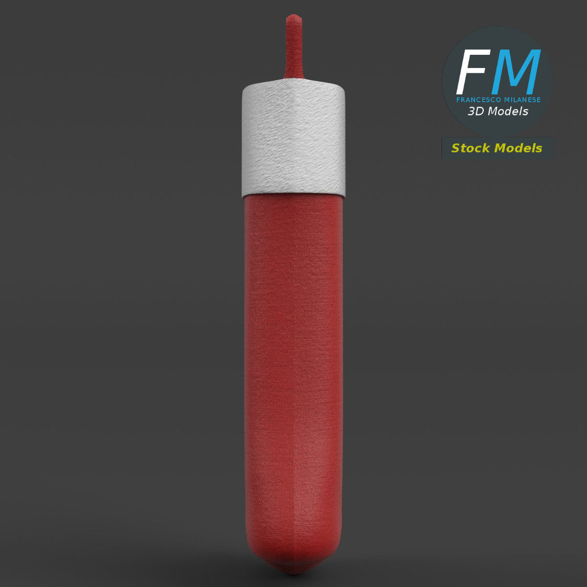 Christmas stocking 3D model_4