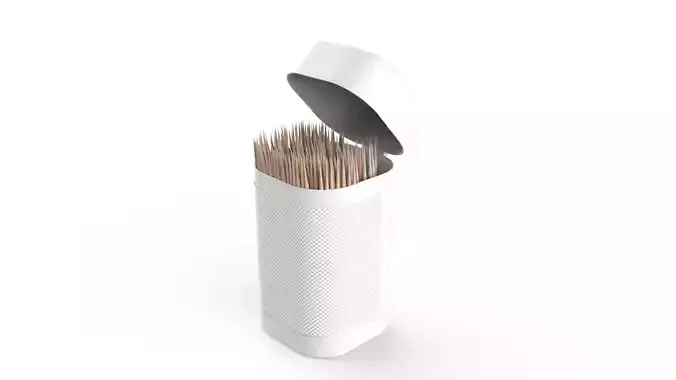 Toothpicks Container 3D model