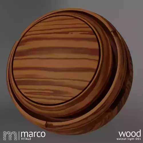Seamless PBR Wood - Walnut Light 001