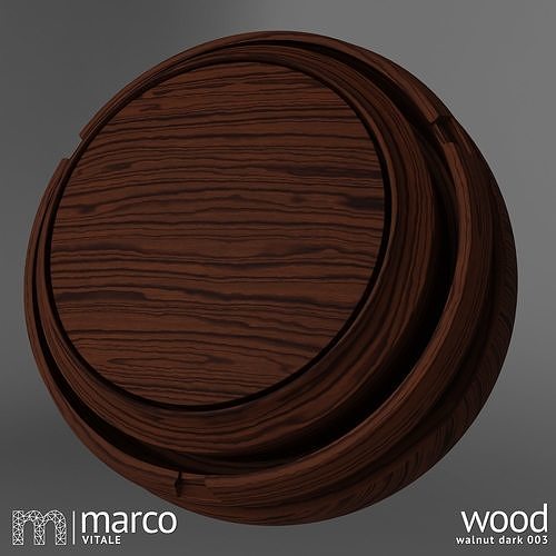 Seamless PBR Wood - Walnut Dark 003 Texture