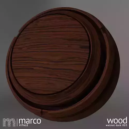 Seamless PBR Wood - Walnut Dark 003