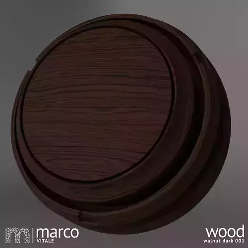 Seamless PBR Wood - Walnut Dark 001 Texture