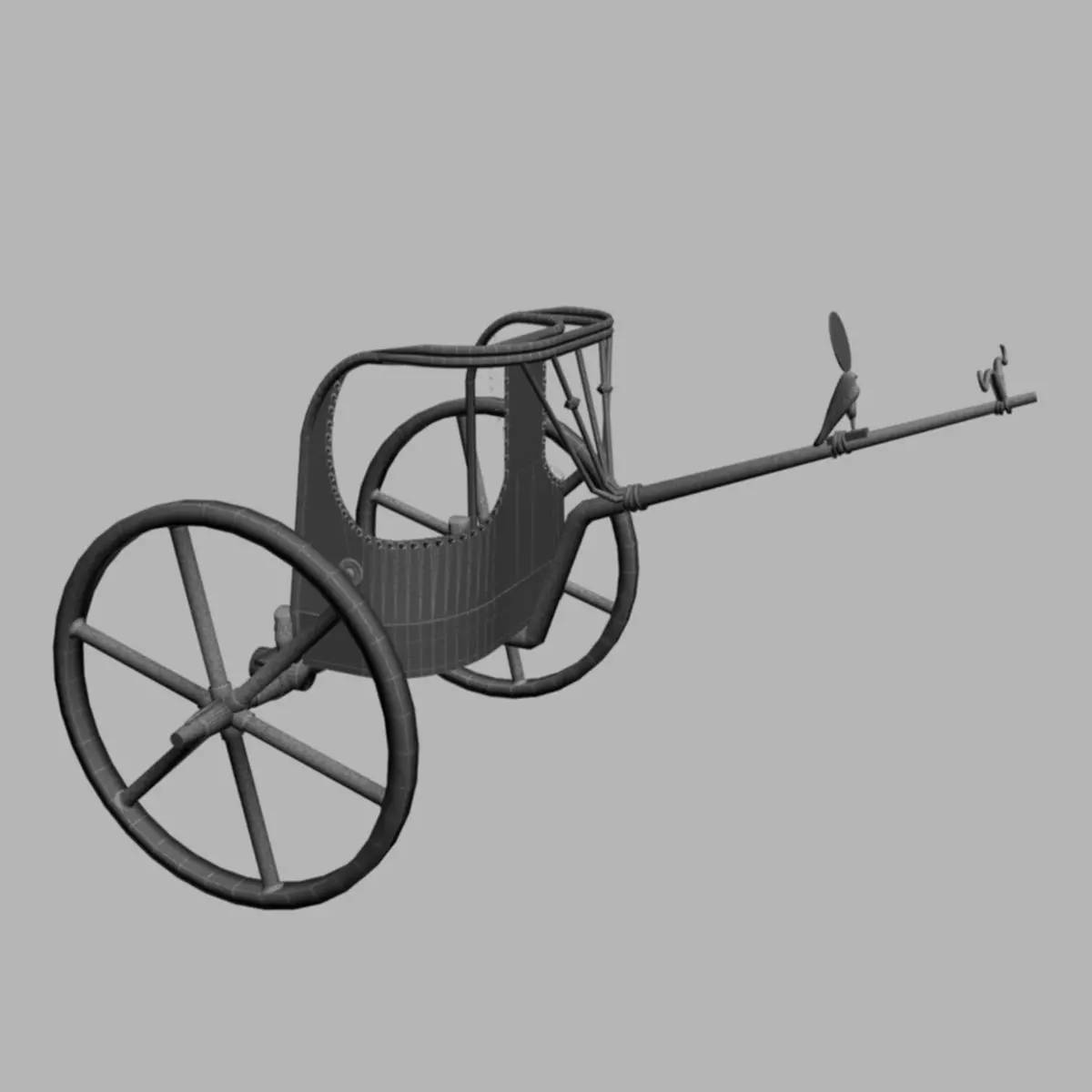 King Tut EgyptianChariot 3D model
