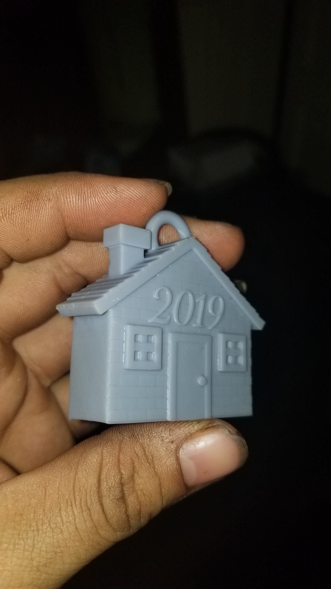 New House Ornament 2019 3D print model_4