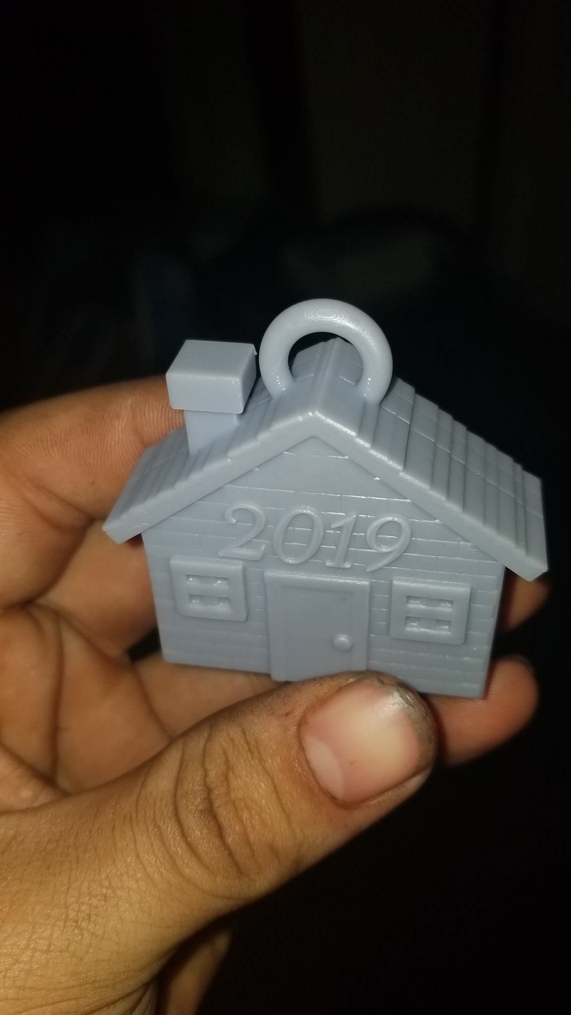 New House Ornament 2019 3D print model_2