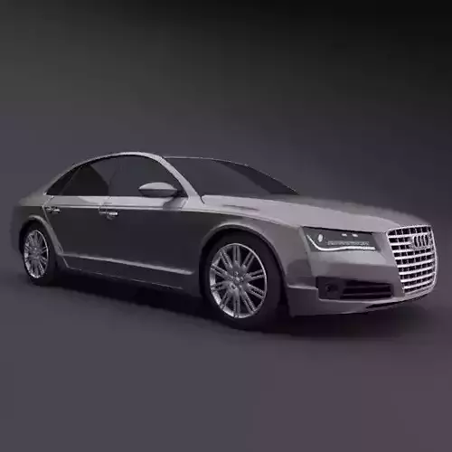 Audi A8 2011 restyled luxury car