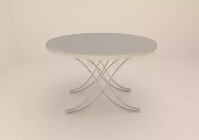 Table for 2 - X foot High Quality - 3D models