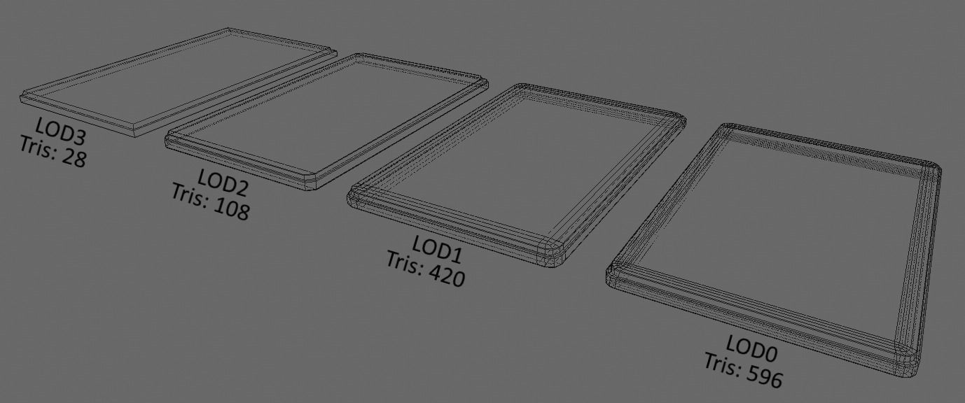 Custom-Designed Carved Wireless Charging Pad Low-poly 3D model_7