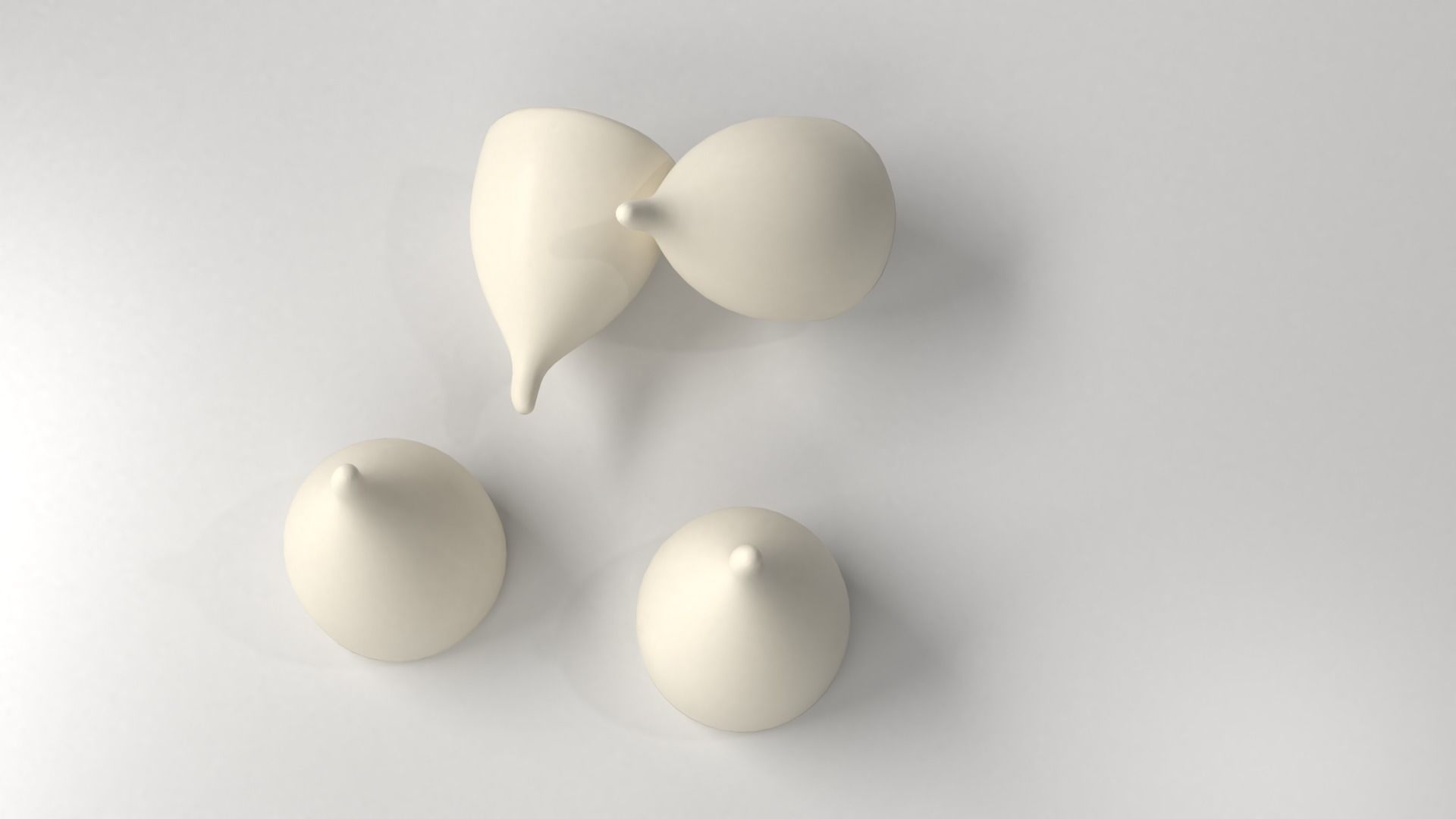 White Chocolate Chip 3D model_2