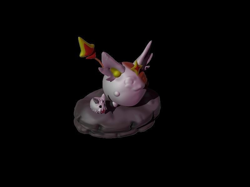 Dango dragon egg 3D print model_4