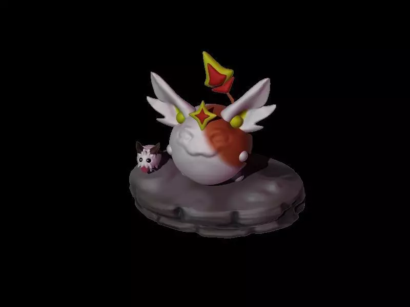 Dango dragon egg 3D print model_0