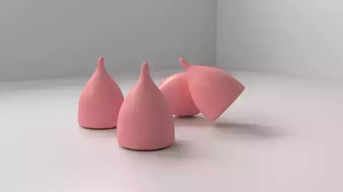 Strawberry Chocolate Chip 3D model