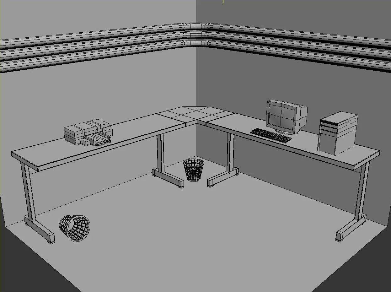 Old Office 3D print model