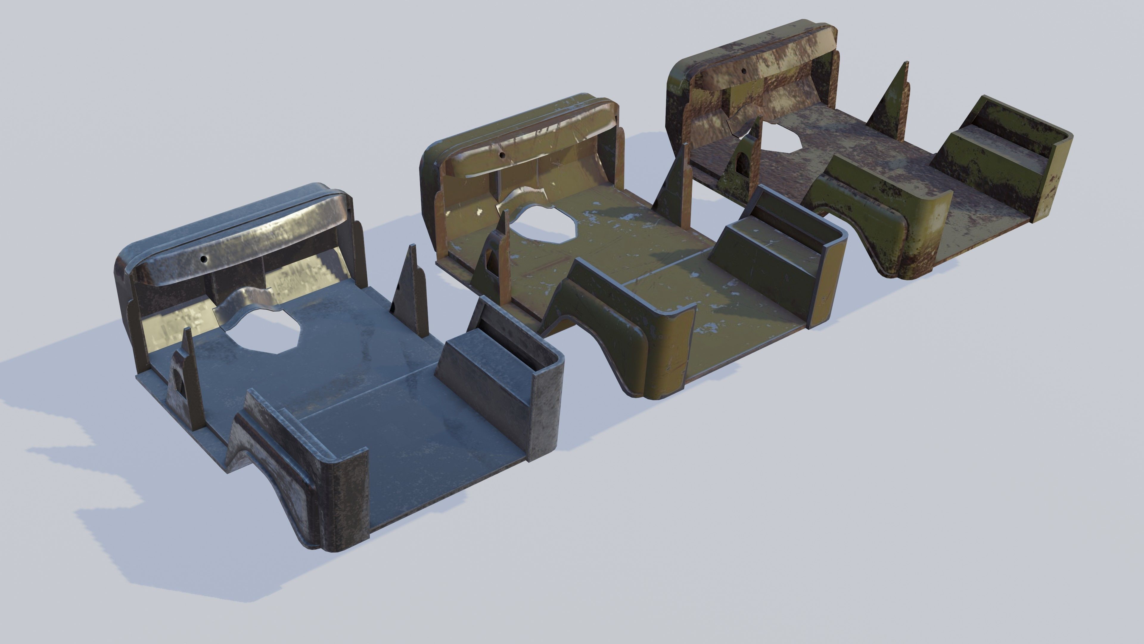 prototype UAZ 469 game-ready Low-poly 3D model_6