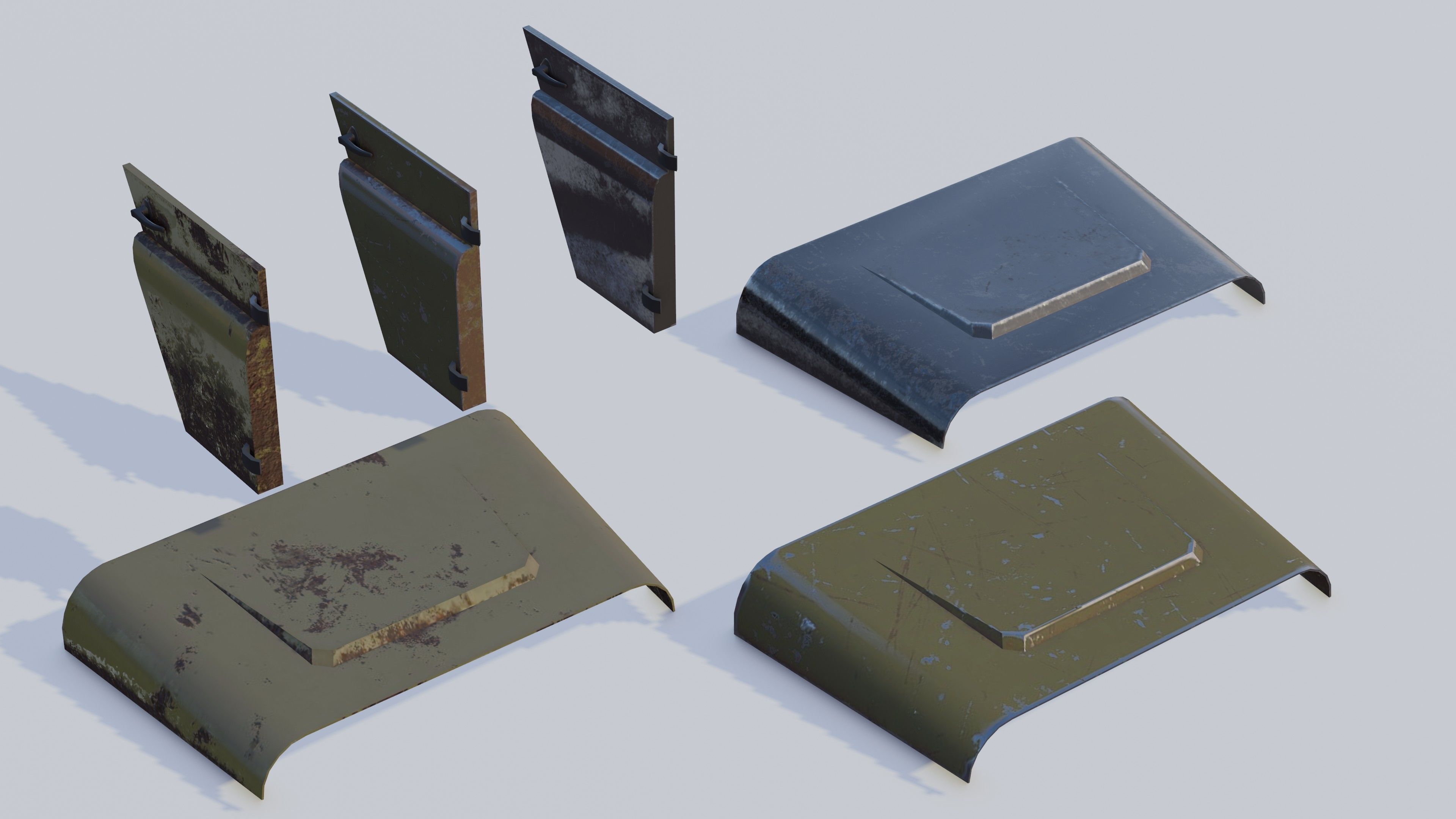 prototype UAZ 469 game-ready Low-poly 3D model_9