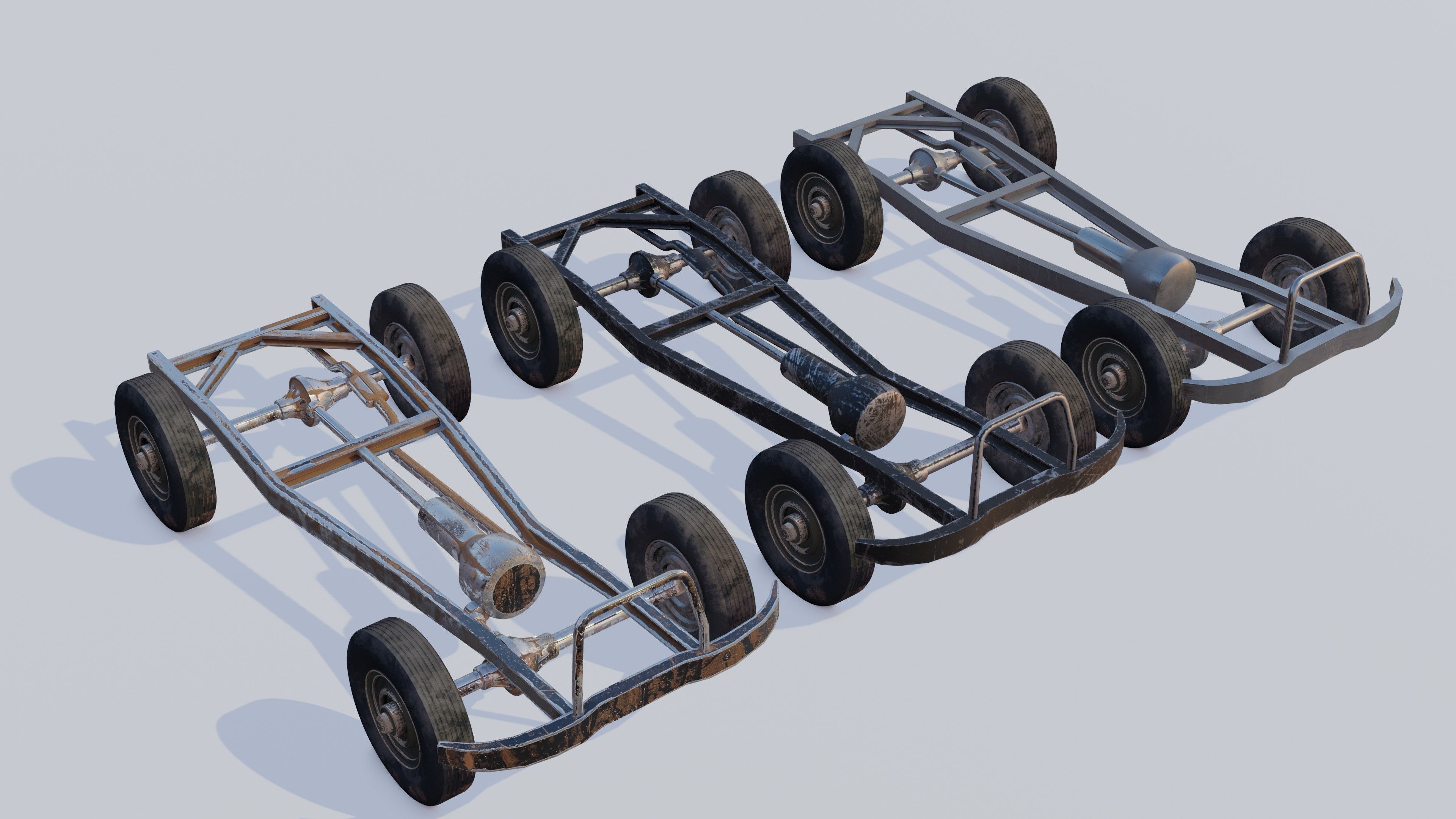 prototype UAZ 469 game-ready Low-poly 3D model_11