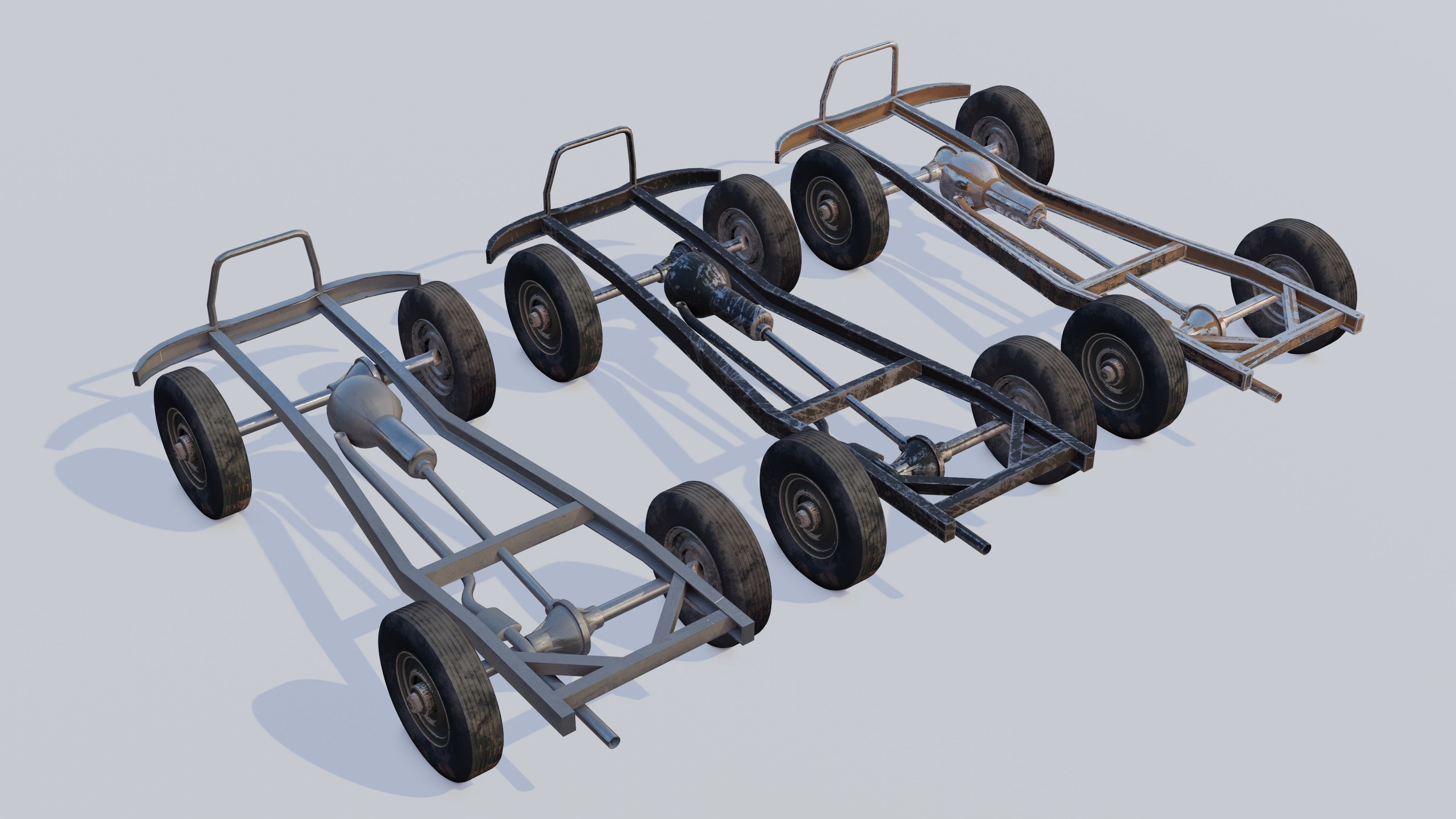 prototype UAZ 469 game-ready Low-poly 3D model_12